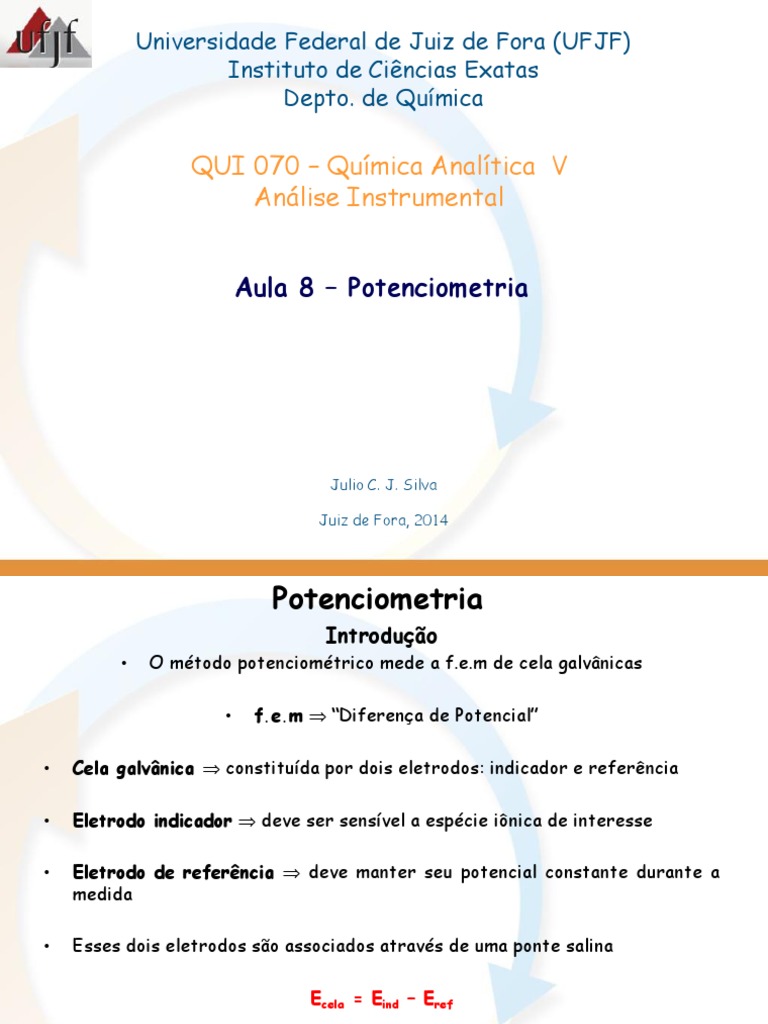aula de potenciometria